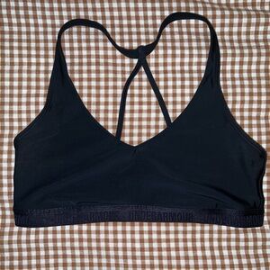 Under Armour Black Strappy Sports Bra